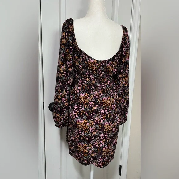 Roxy Sweetest Shores Puff Sleeve Women’s Dress Size L - Picture 5 of 7